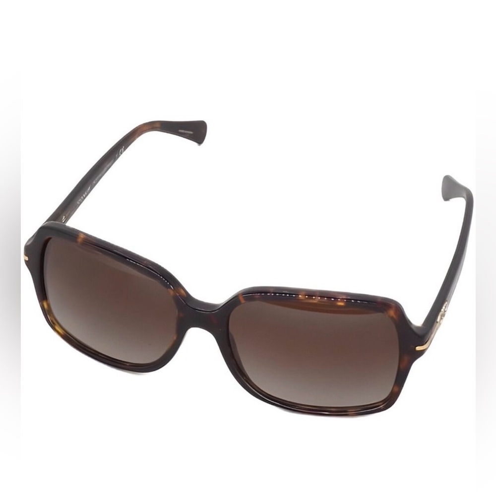 Coach HC 8116 Blair Tortoise Sunglasses Brown Gradient Lens w/ Case NWOT - Picture 4 of 11